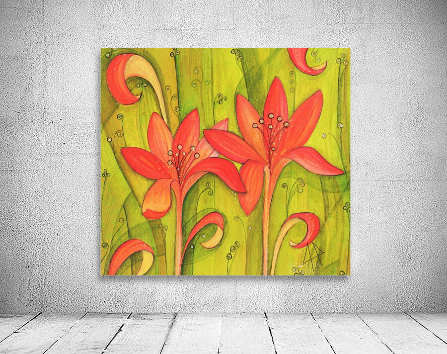 Orange lily´s Wall Preview