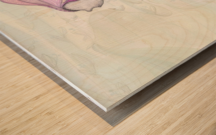 Secret lover Wood print