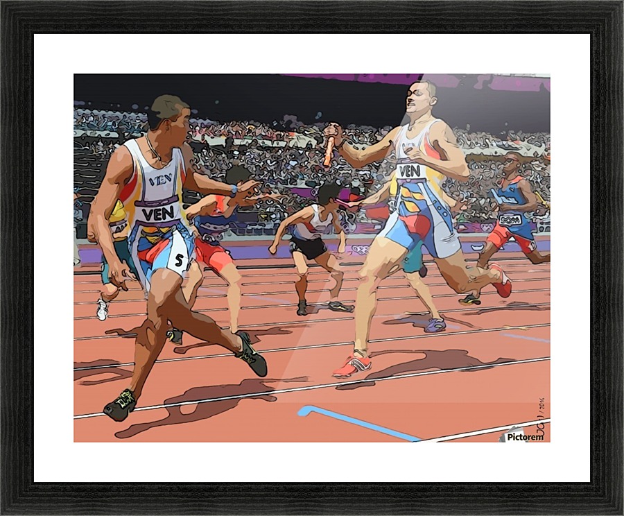 Athletics_04 Picture Frame print