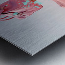 bag woman Metal print