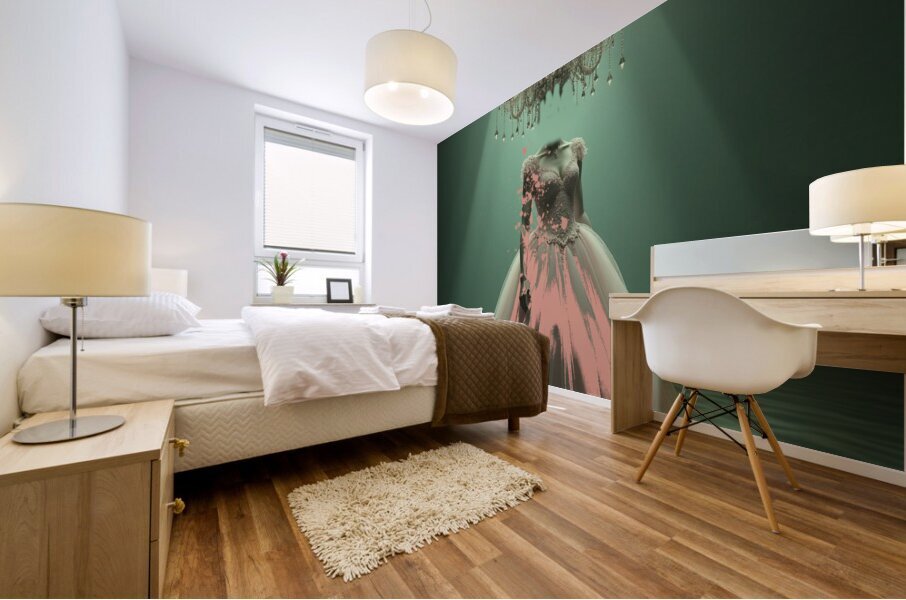 chandalier 999 Mural print