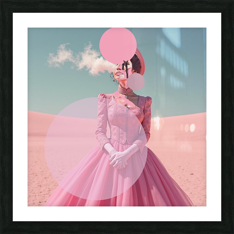 Lady star Picture Frame print