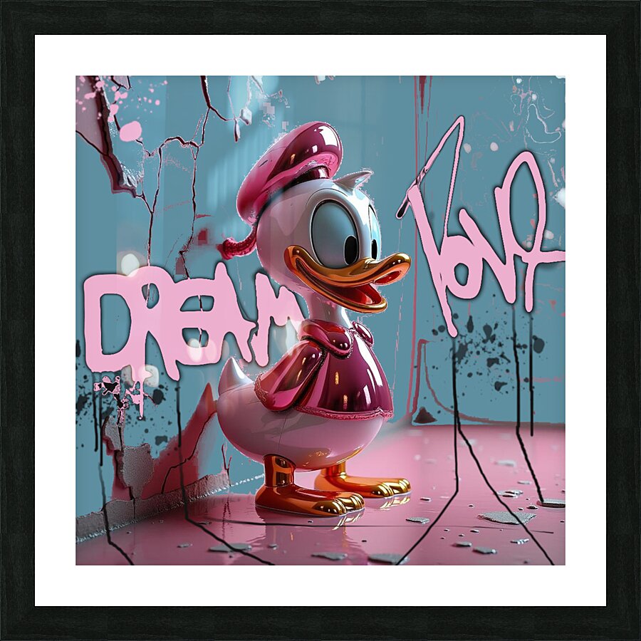donald duck Picture Frame print