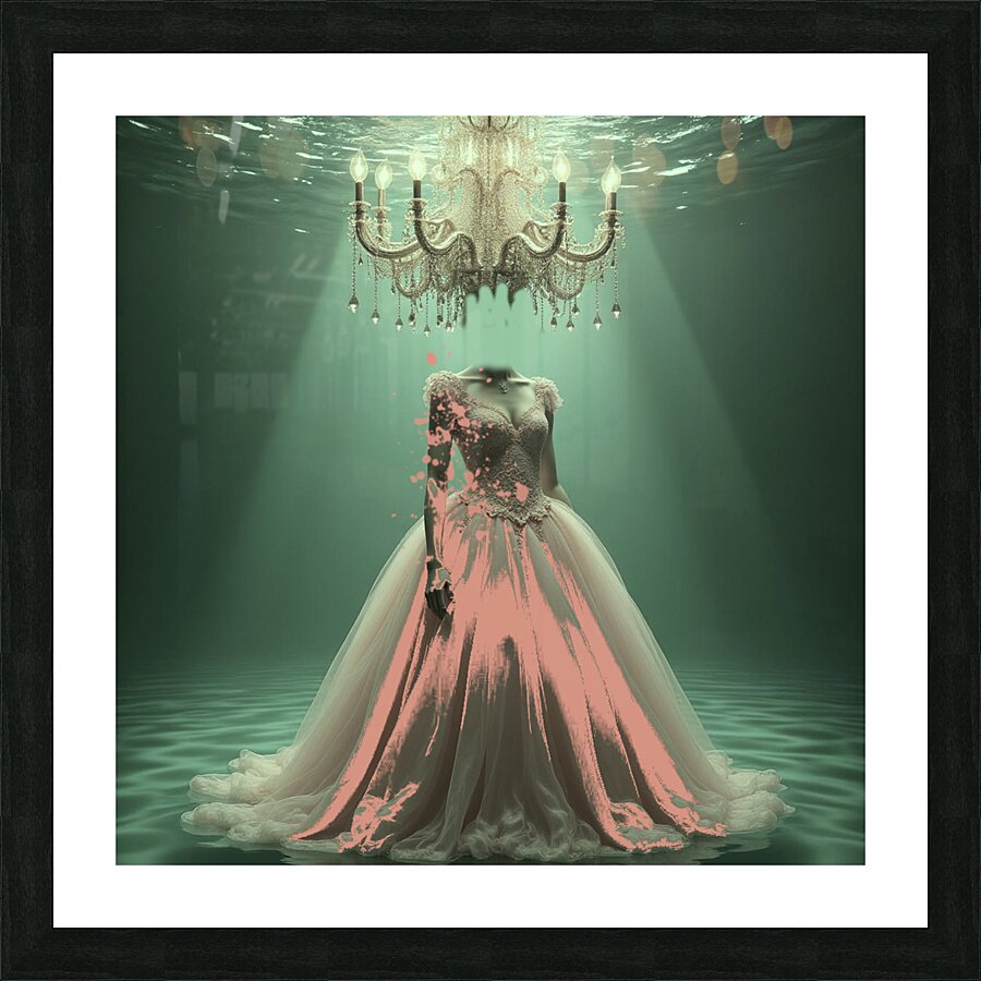 chandalier 999 Picture Frame print