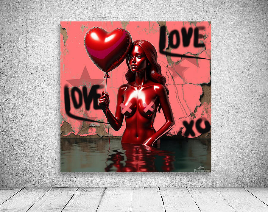 lady heart Wall Preview