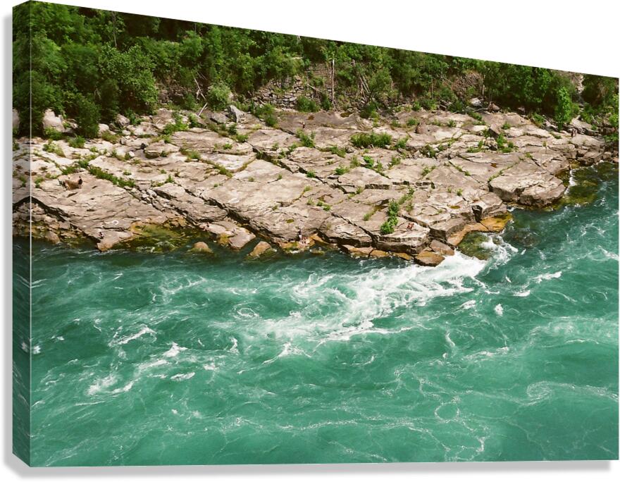 Whirlpool Rapids From Above Canvas Print