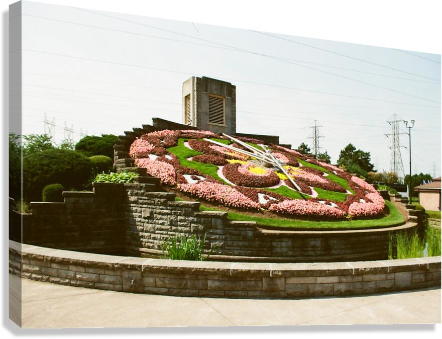 The Floral Clock Canvas Print