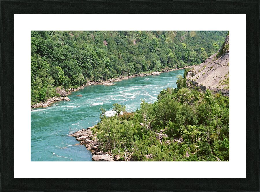 The Niagara River Picture Frame print