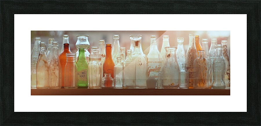 Bottles 03 Picture Frame print