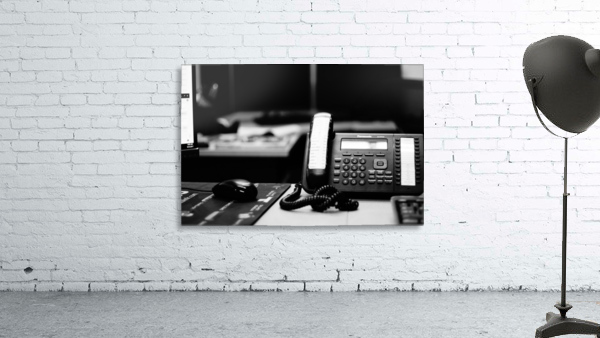 A desk for work Wall Preview