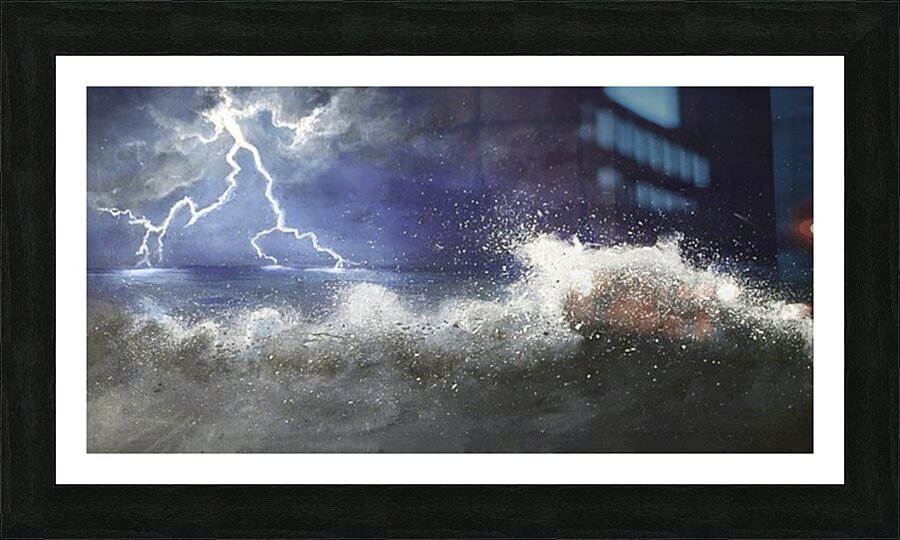 Storm Picture Frame print