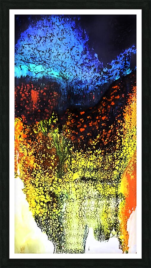 Rainbow Swipe JR. Picture Frame print