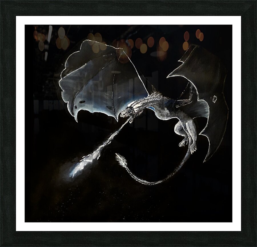 Viserion Picture Frame print