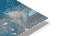 Blue Pour HD Metal print