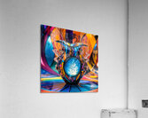 an exquisite one of a kind glass vase showcasing Acrylic Print