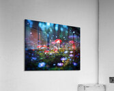 Tilt shift macro illustration of dark Acrylic Print