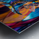 an exquisite one of a kind glass vase showcasing Metal print