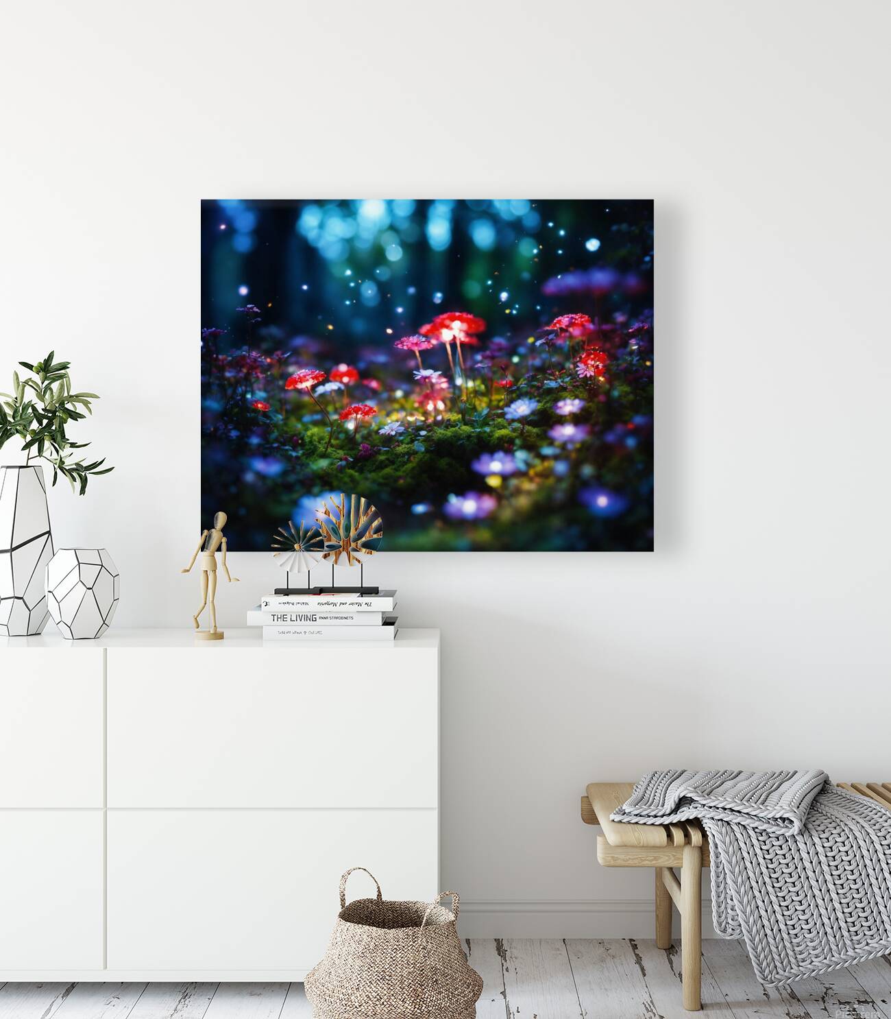 Tilt shift macro illustration of dark Reproduction