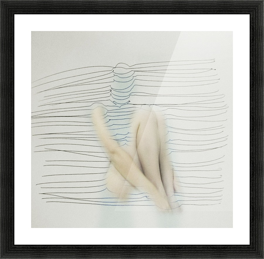 Double Exposure Serie Picture Frame print