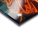 a stunning futuristic cityscape brimming with vib Acrylic print