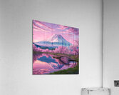 A cinematic painting reminiscent of Van Goghs style Acrylic Print