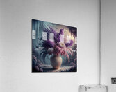 a mesmerizing illustration of a floral masterpiec Acrylic Print