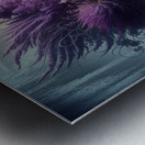 a mesmerizing illustration of a floral masterpiec Metal print