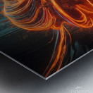 a stunning futuristic cityscape brimming with vib Metal print