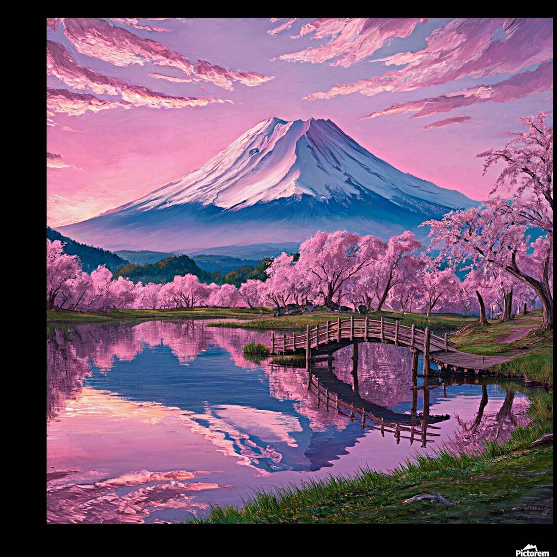 A cinematic painting reminiscent of Van Goghs style Reproduction