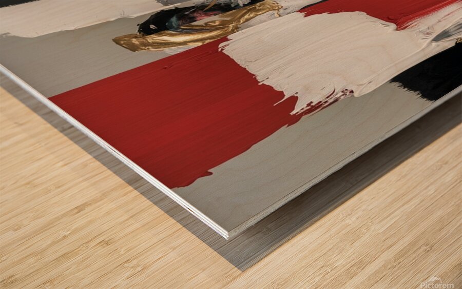 Living room decor Wood print