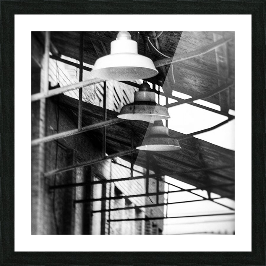 Old Lights Picture Frame print