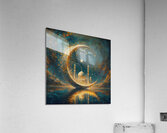 Moslem Mosque Crescent Stars Islamic Painting 6 Acrylic Print