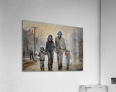 Taking Children To School  1 - Road To Earth Day Acrylic Print