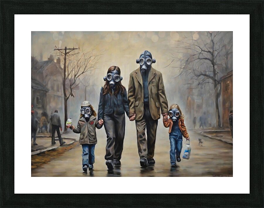 Taking Children To School  1 - Road To Earth Day Picture Frame print