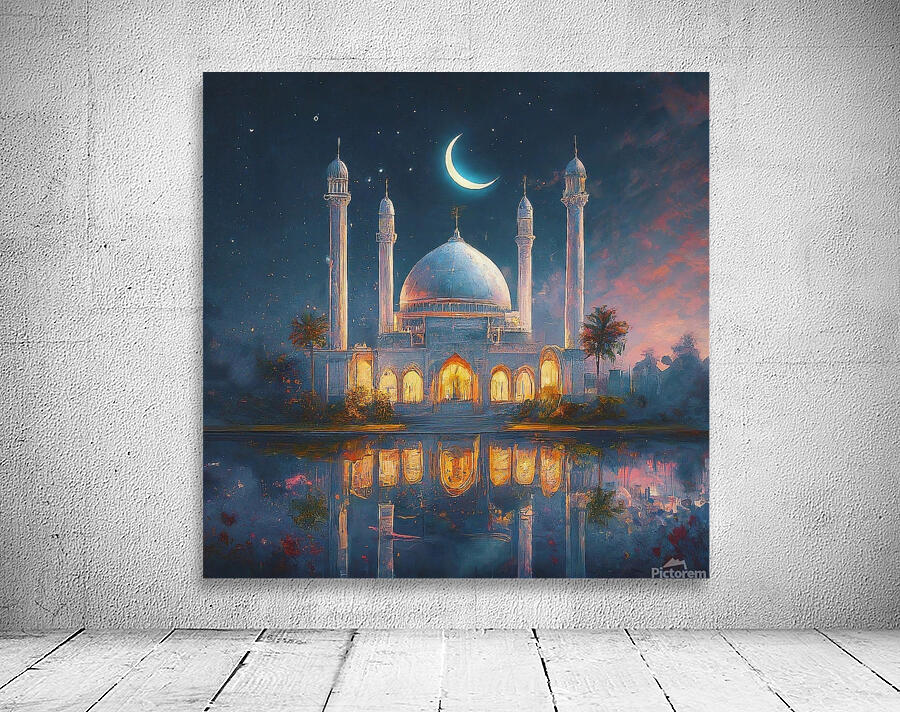 Moslem Mosque Crescent Stars Islamic Painting 7 Wall Preview