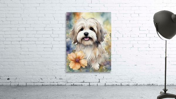 Cute Havanese Dog 4 Wall Preview