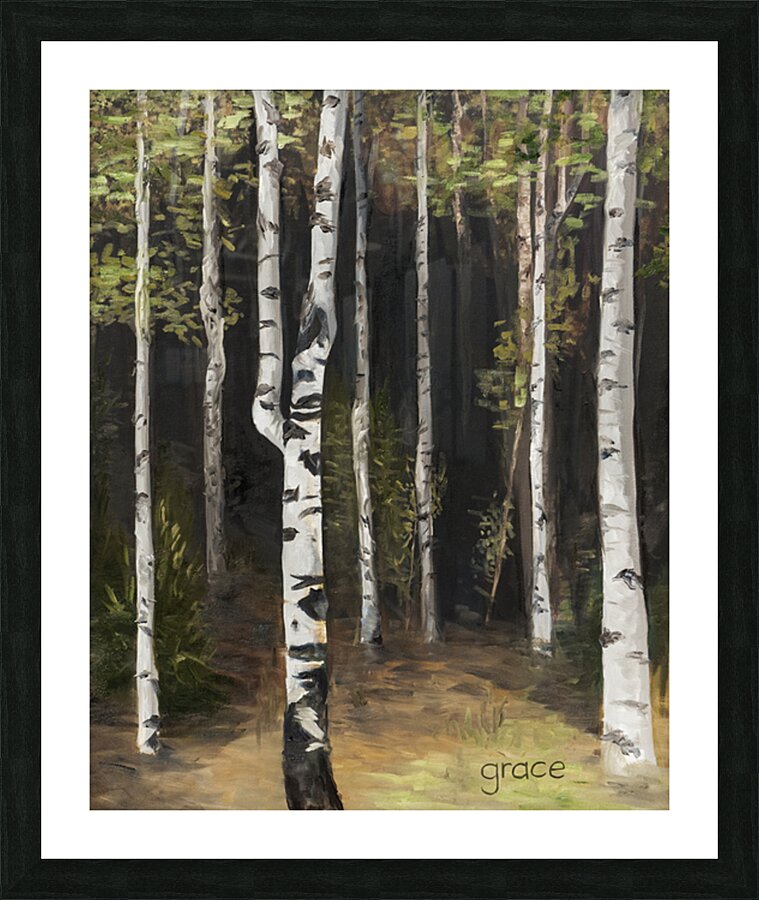 IntoTheTrees Picture Frame print