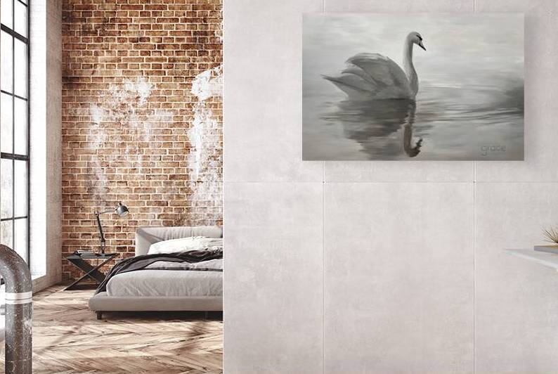 SwanInTheMist by Ann Grace