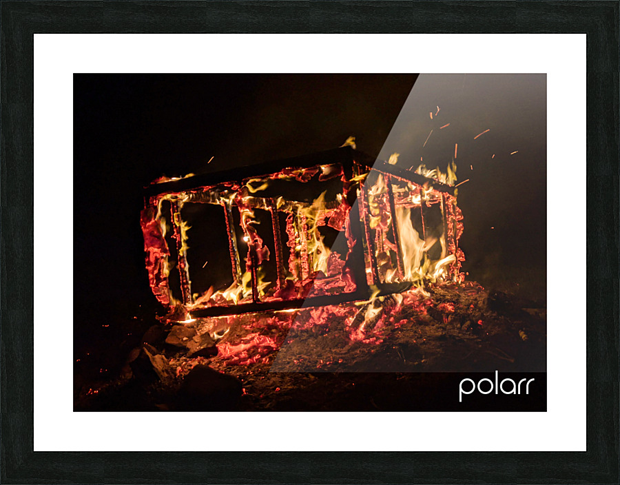 GRIEF : BURNITDOWN Picture Frame print