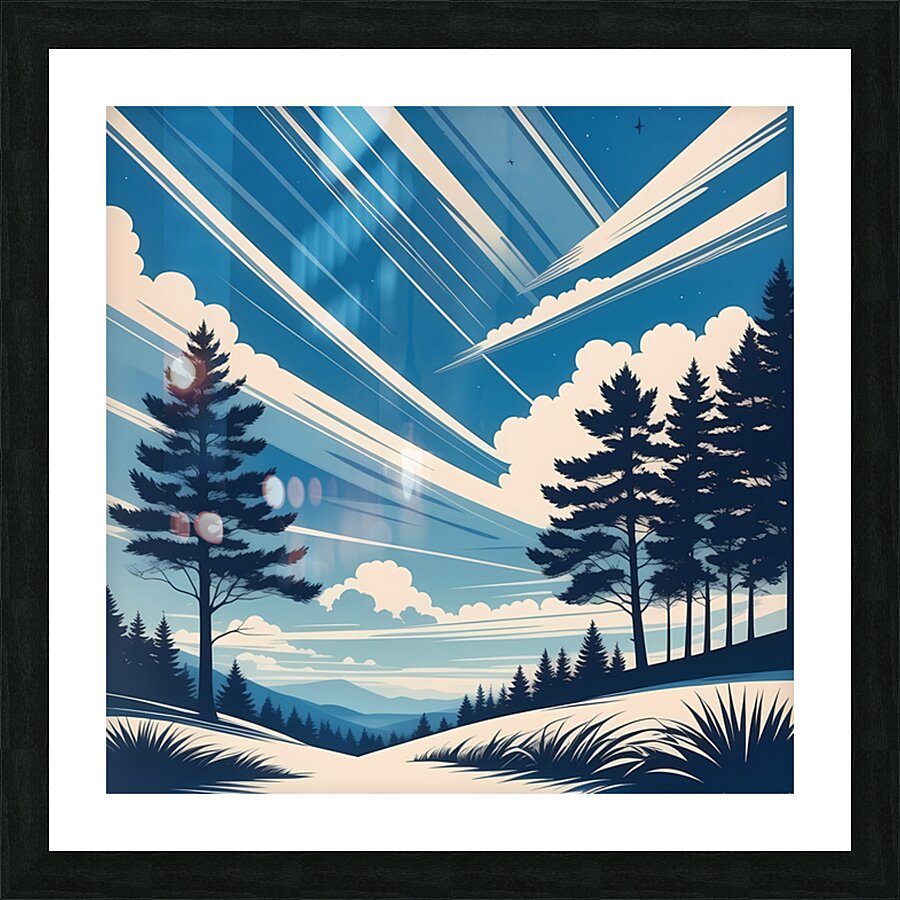 Celestial Sky Picture Frame print