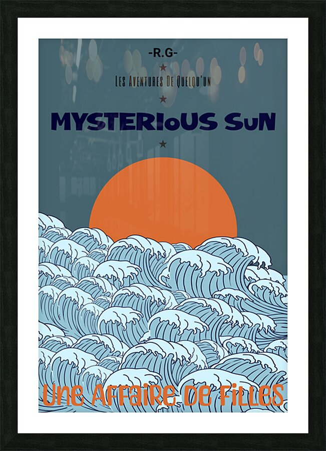 Mysterious Sun Picture Frame print