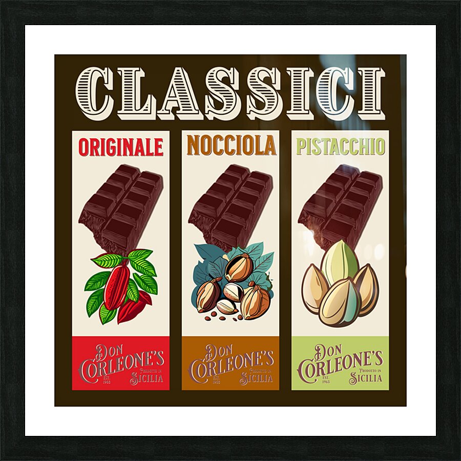 Classici Chocolates Picture Frame print