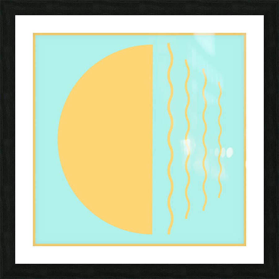 Boho Sunset 4 Picture Frame print