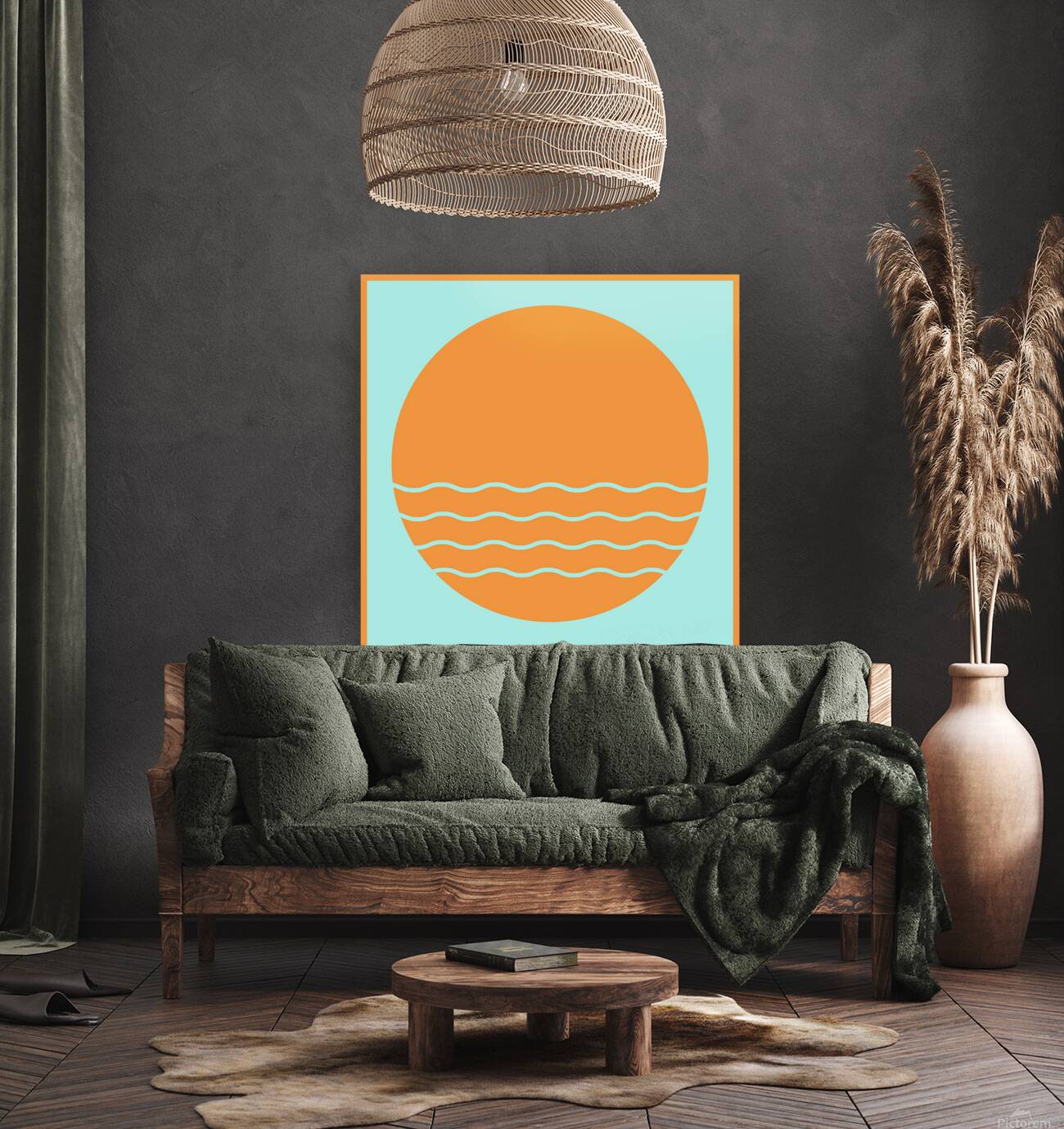 Boho Sunset 2 Reproduction