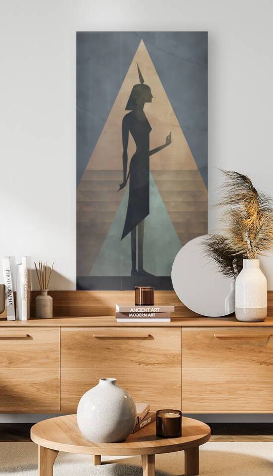 Retro Minimalist Egyptian Illustration by Une Affaire de Filles