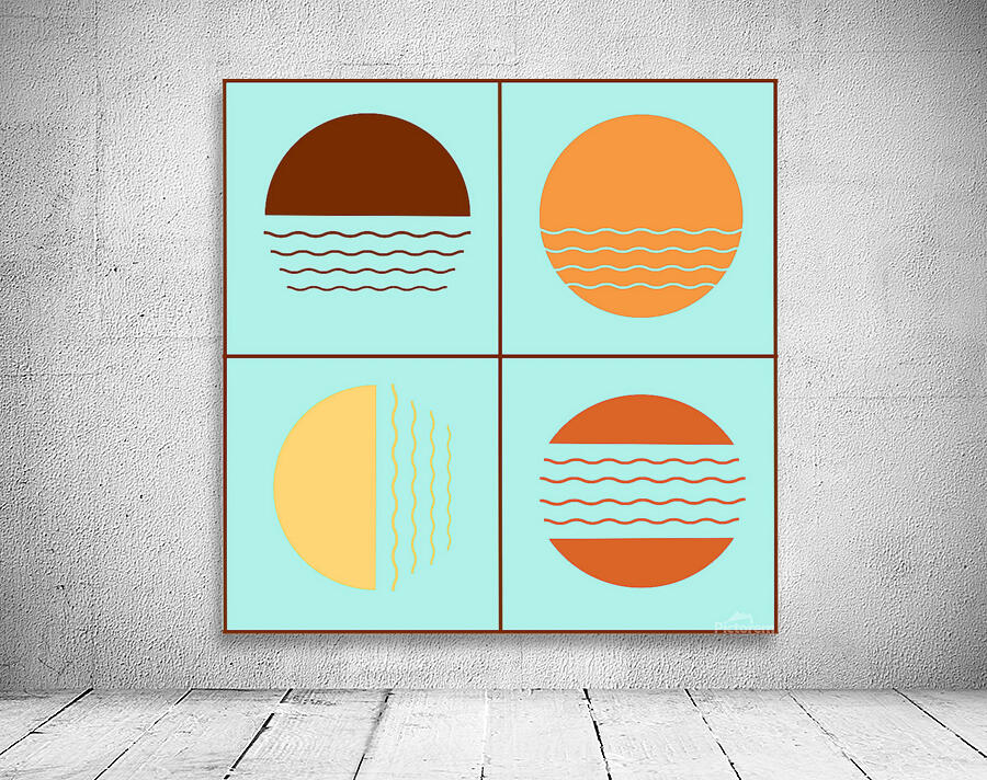 Boho Sunset x 4 Wall Preview