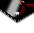 Red Semi Nude Kaleidoscope Acrylic print