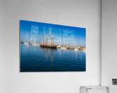 Yachts at Brixham Devon Acrylic Print