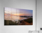 Crooklets Beach Sunset Bude Cornwall Acrylic Print