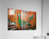 Rusty Petrol Tank Devon Acrylic Print